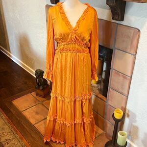 BTFL-LIFE Ruffle Maxi Dress, size M!